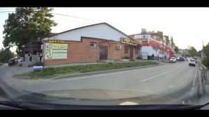 Станица Саратовская. Поездка на машине по улицам станицы.