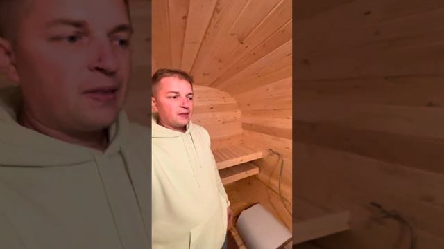 Баня бочка под ключ 5м - 2 отделения (парная 2,7м) в Екатеринбурге смотреть онлайн