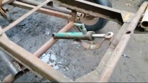 Тележка с механизмом для перевозки рулонов