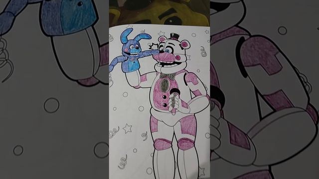 FNAF Funtime Freddy Coloring Drawing Five Nights At Freddys