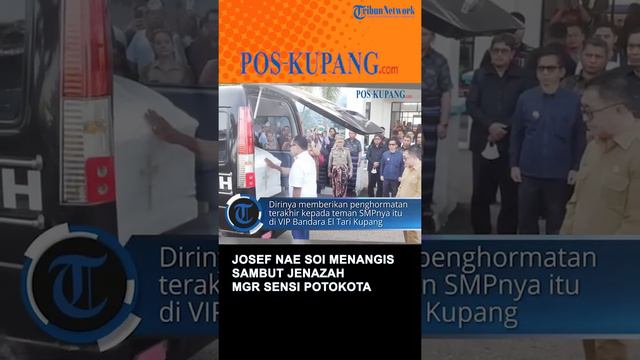 Uskup Agung Ende Wafat, Josef Nae Soi Menangis Sambut Jenazah Mgr Vincentius Sensi Potokota