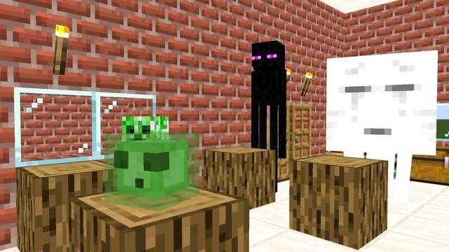 Monster School:PIZZA CONTEST - Minecraft animation смотреть онлайн