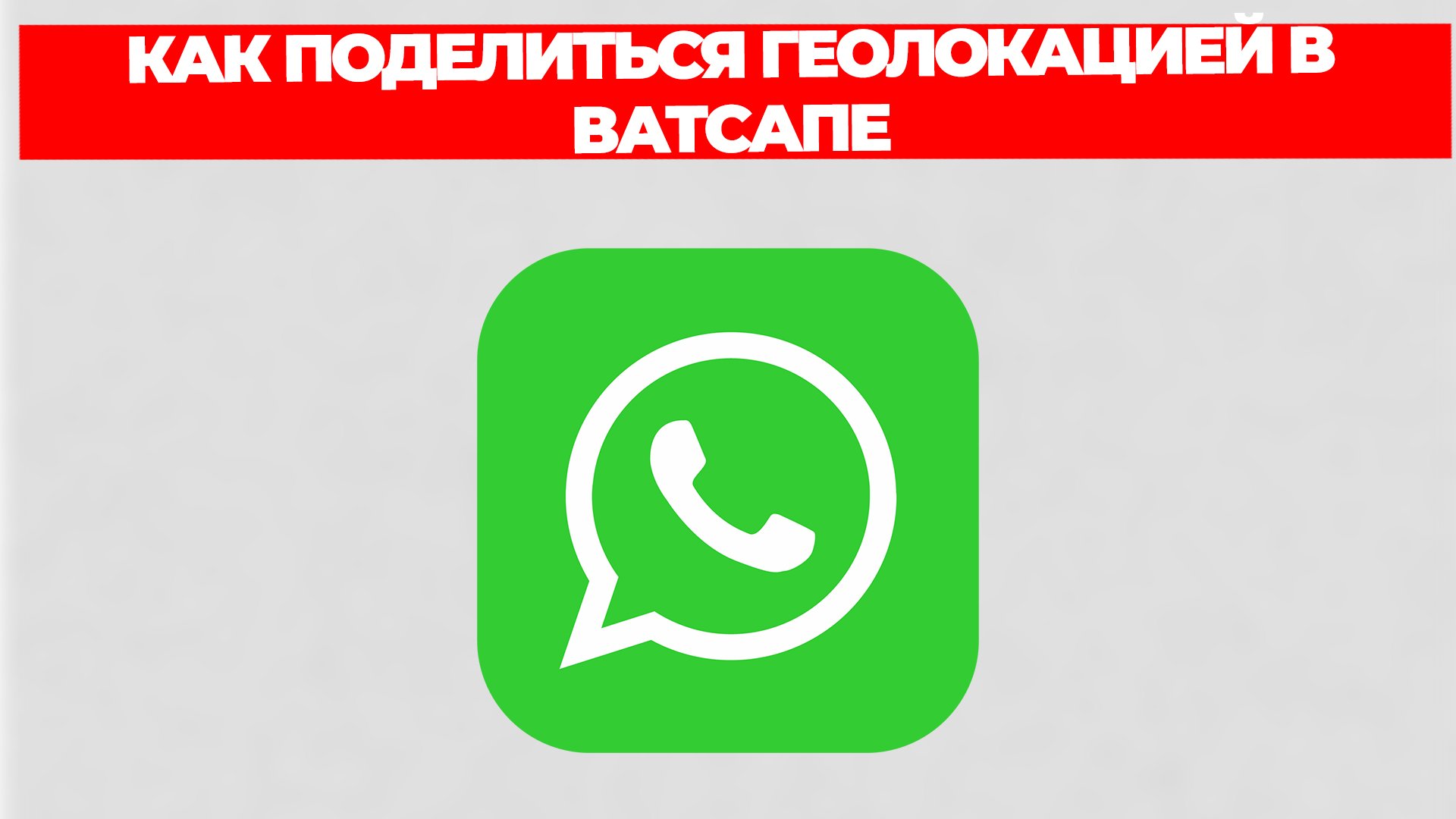 КАК ПОДЕЛИТЬСЯ ГЕОЛОКАЦИЕЙ В ВАТСАПЕ