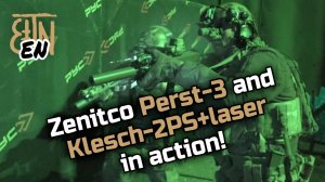 Zenitco Perst-3 laser and Klesch-2PS+laser flashlight in action!