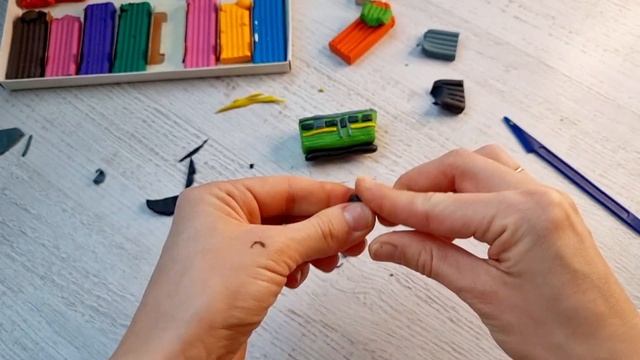 Поезд из пластилина 2ТЭ116/простая лепка смотреть онлайн