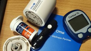 Непрерывный мониторинг глюкозы Ottai \ Установка датчика Ottai
