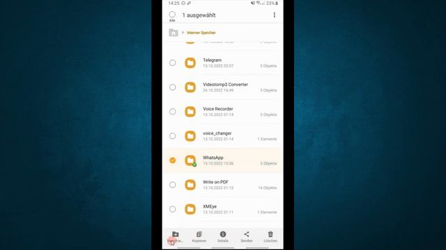 Wie übertrage ich WhatsApp Daten vom internen Speicher auf die SD 2023 смотреть онлайн