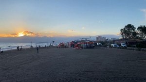 Набережная Лары, Анталия, Турция. Январь...