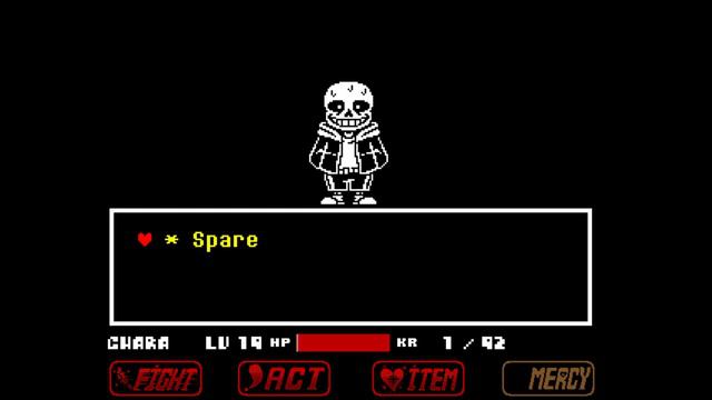 Undertale: Last Breath | Sparing Sans смотреть онлайн