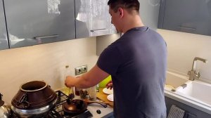 Борщ в Афганском казане