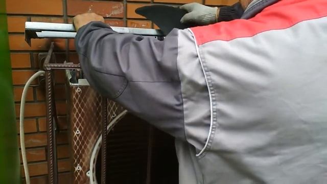 Замена лопастей кондиционера. Промышленная сплит система. смотреть онлайн