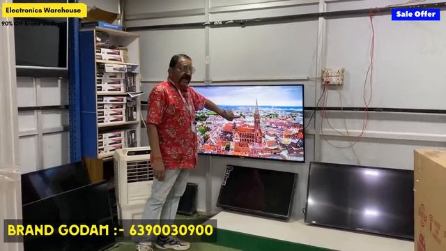 MRP से 90%Off sale Online से भी सस्ता Electronic Warehouse | Led TV, Split Ac, Window AC, Fridge, W