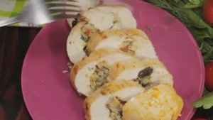 Мариную, фарширую и запекаю - получается куриное филе по-королевски