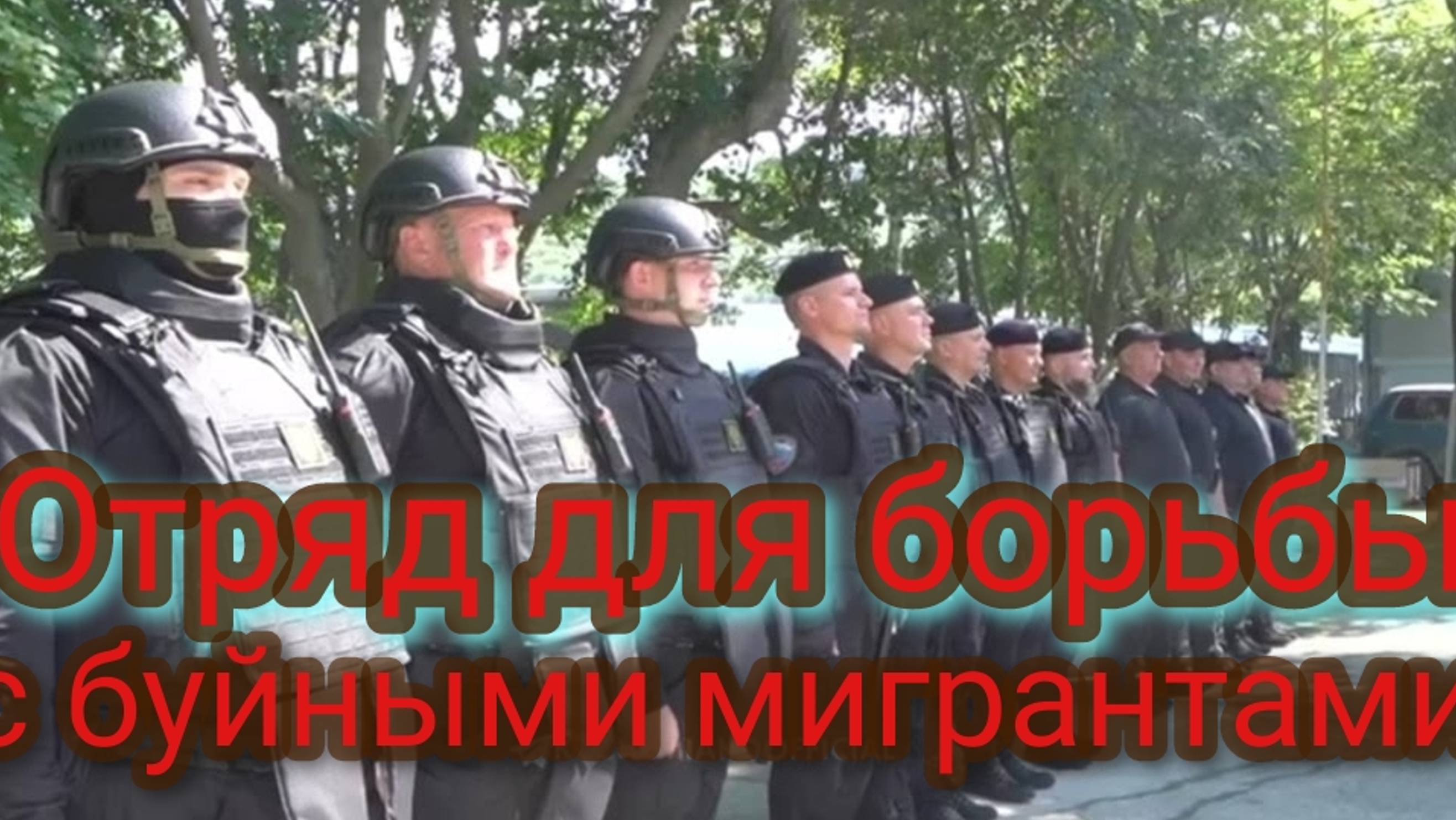 Создан отряд для борьбы с буйными мигрантами