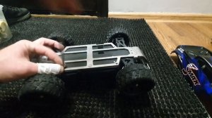 ремонт сразу после покупки Remo Hobby Monster SMAX БК! установка металлической  защиты