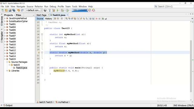 15. Java Methods, Method Overloading [Dari] смотреть онлайн