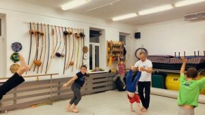 Тренировка по капоэйра для детей