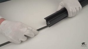 Резка встраиваемого шинопровода магнитной трековой системы Arte Lamp Instyle