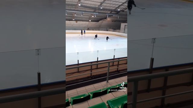 тренировка специальный хоккей + следжхоккей
