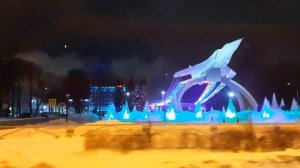 Пермь новогодняя. Красивые места новогодней Перми.