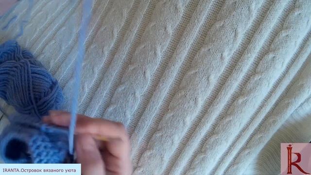 Плотный кромочный край спицами смотреть онлайн