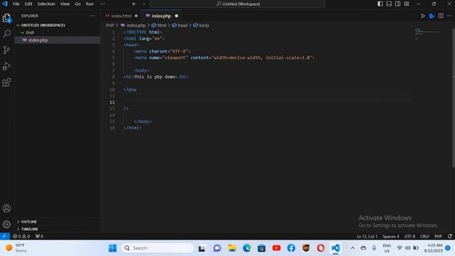 How to Run PHP using Visaul Studio Code with Xampp - [ VS Code 2023 PHP Setup ]