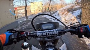 Замена звёзд на Honda crf250L | Тест