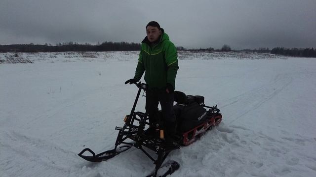 Обзор на лыжный модуль для мотобуксировщика Тофалар 500