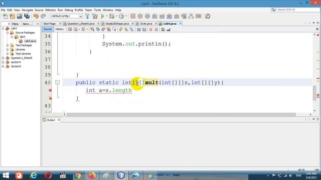 lab 4 Multiplication of 2 Dimension array смотреть онлайн