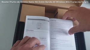 Netis Stonet N6 WIFI6 unboxing de producto