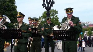Военный оркестр. "Встреча" из кинофильма "Цыган".
