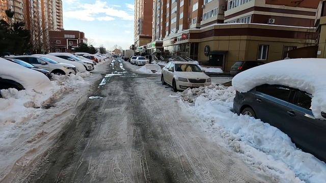ЖК "Панорама" от ЮгСтройИнвест - Краснодар - 28 января 2022 - хроника 4К - часть 4
