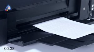 Epson L1800: тест на скорость печати текста. Режим "Черновик"