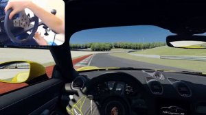 Track Day DRIFTS | Porsche 718 Cayman S | Assetto Corsa Gameplay (Steering Wheel Cam)