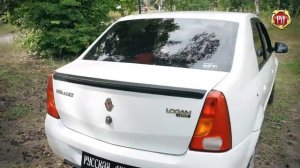 Спойлер крышки багажника Renault Logan 04-10 polza-tuning.ru