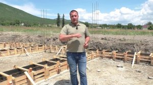 Фундамент 115 м2. Вяжем каркасы, устанавливаем опалубку. Заливка бетона в фундамент. #СТРОИТЕЛЬСТВ
