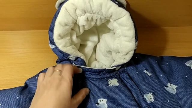 ЗИМНИЙ КОМБИНЕЗОН ДЛЯ МАЛЫШЕЙ 6-12 МЕСЯЦЕВ смотреть онлайн
