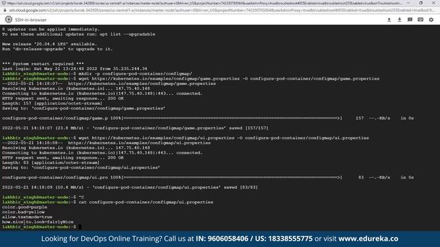 ConfigMap in Kubernetes | ConfigMap Demo | DevOps Training | Edureka
