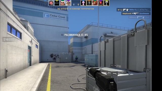 Разминка CS GO | Как разминается сильвер #csgoclips #csgonuke #ronny смотреть онлайн