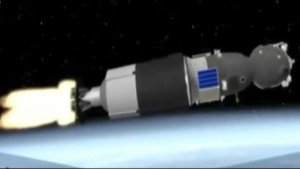 Запуск ракеты Союз 2 с кораблем «Союз МС-17» к МКС (14.10.2020)