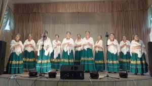 "Оренбургский пуховый платок" Хор русской песни и солистка Инна Шипилова