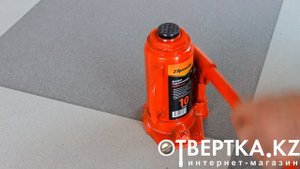Домкрат гидравлический бутылочный, 10 т, h подъема 200-385 мм SPARTA 50235