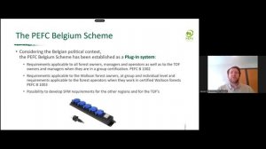 Introduction to the Belgian Forest Certification System