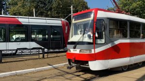 Парад трамваев в Москве 7 сентября 2024. Монорельс.