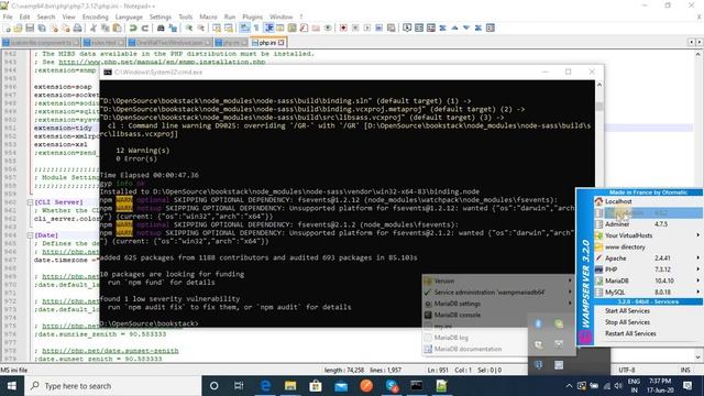 Bookstack Opensource Installation  for Windows using ( wamp and dev )