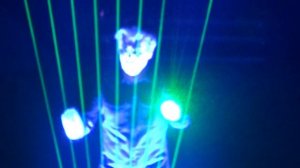 Jean Michel Jarre London 02 Arena. Laser Harp. 7th October 2016