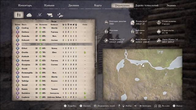 Medieval dynasty - кто рано встает - у того деревня в порядке