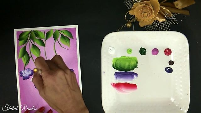 Fuchsia Flowers Acrylic Painting | How to paint Fuchsia Flowers | Relax, Paint and Enjoy смотреть онлайн