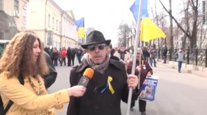 Андрей Макаревич на Марше мира - в поддержку  Украины