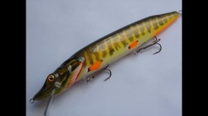 Очередная ловля на самодельные воблеры